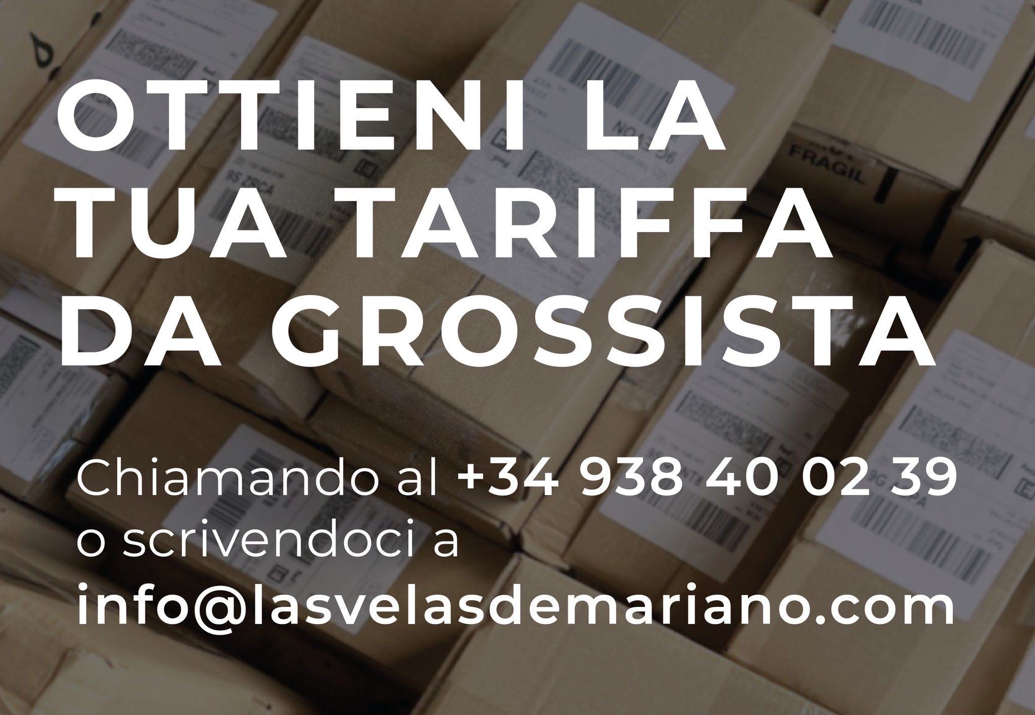 Mettiti in contatto con noi per informarti sulla vendita all'ingrosso