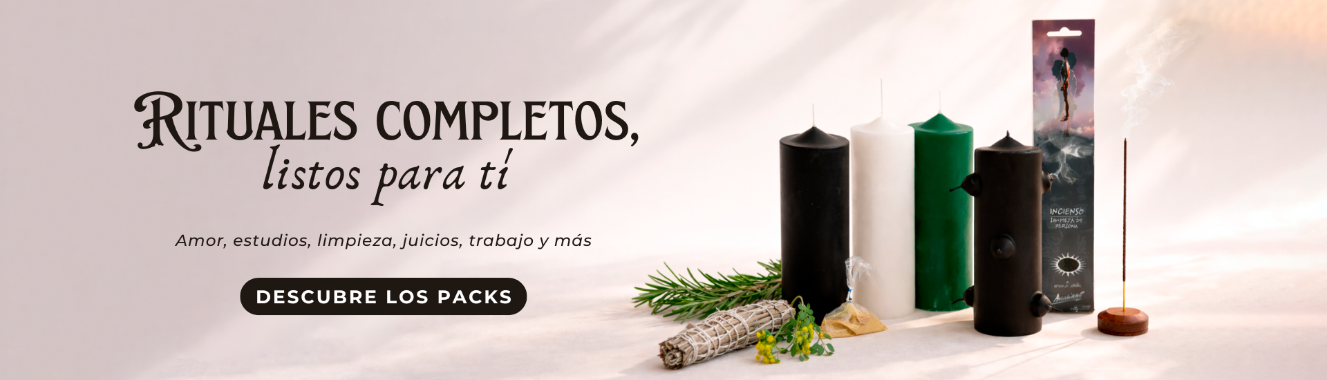 Packs Rituales Completos para tus peticiones