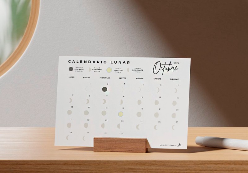 CALENDARIO LUNAR OCTUBRE