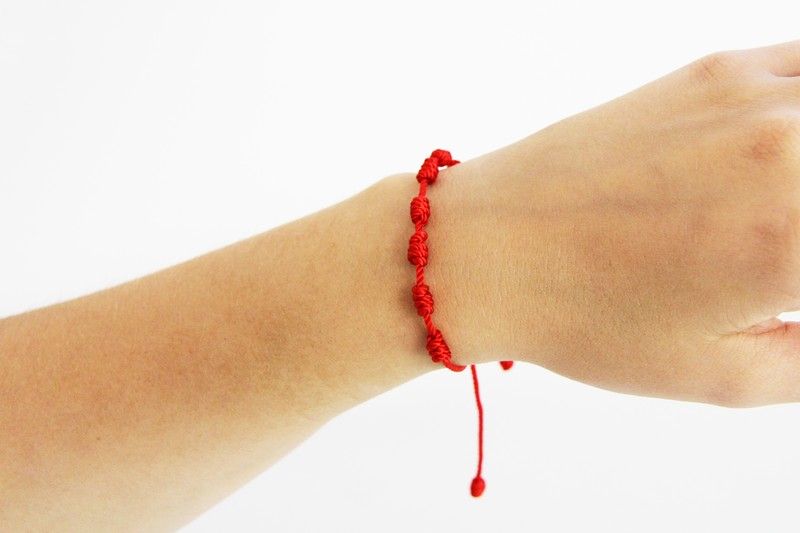 Pulsera 7 Nudos Roja Pulsera De Hilo Amarillo Con 7 Nudos - Atrae Prosperidad Y Abundancia - Amuleto De La Suerte Mal De Ojo - Foto 3