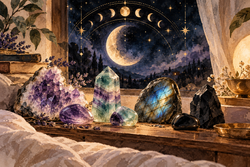 Dis-moi ce que tu fais avant de dormir, je te dirai quelle pierre il te faut 🌙