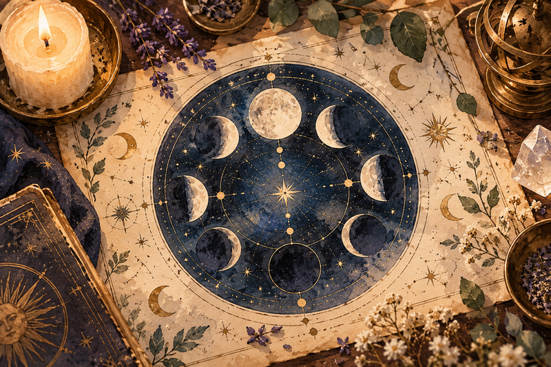 Calendario lunar octubre 2026: fases de la Luna mes a mes 🌙