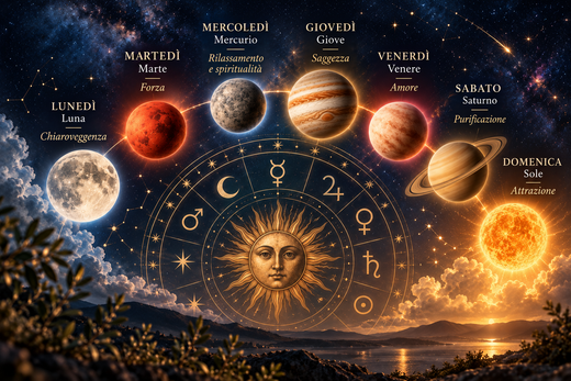In quale giorno della settimana accendo la mia candela? L'influenza dei pianeti sui tuoi rituali 🪐