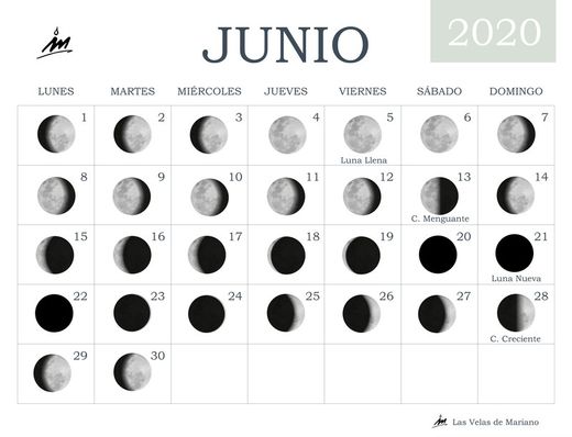 Mondkalender Juni 2020