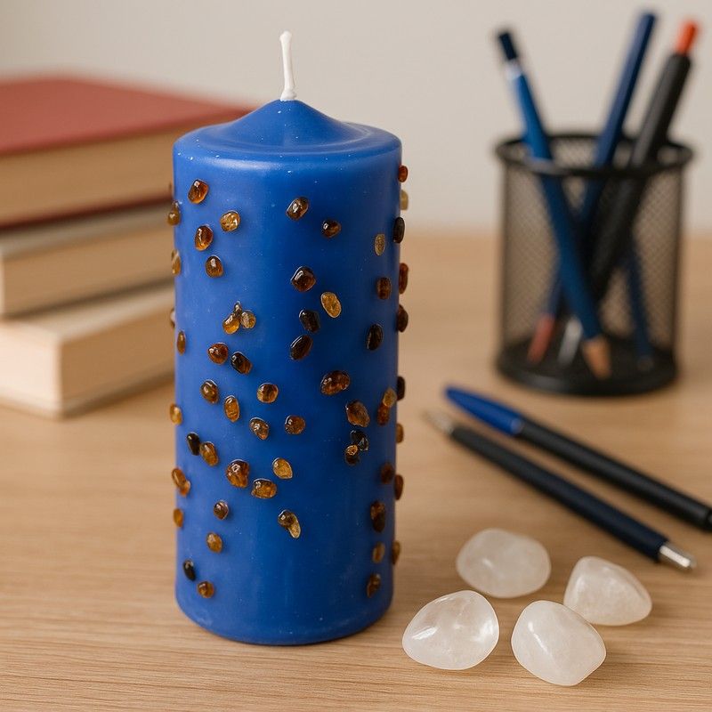 Ritual paso a paso para estudios con la vela azul 🕯️