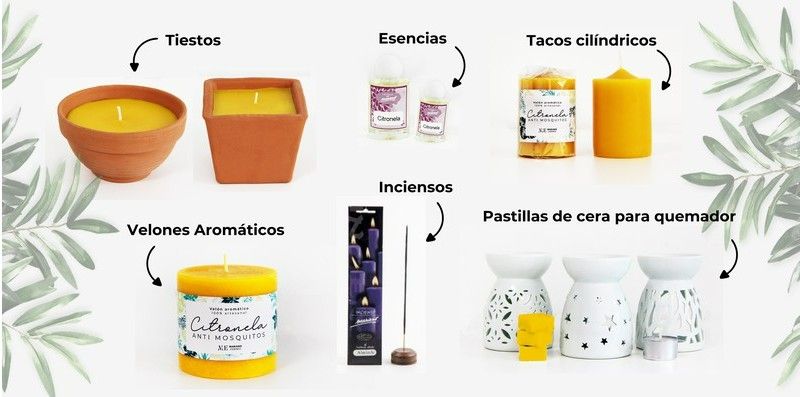 Productos de citronela