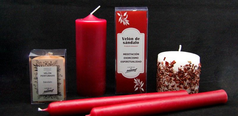 2. Velas de sándalo