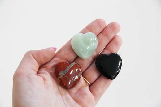 Heart Mineral Pendant