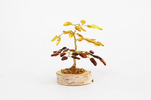 Amber Tree Figure
