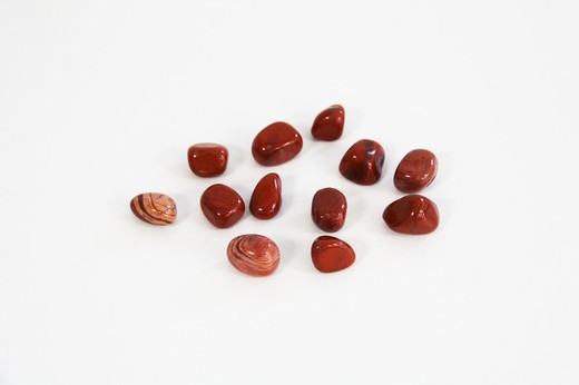 Red Jasper Tumbled Mineral Bag of 100 g