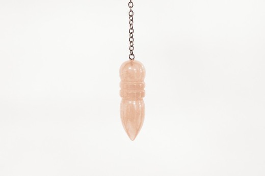 Pendule minérale égyptienne Quartz rose