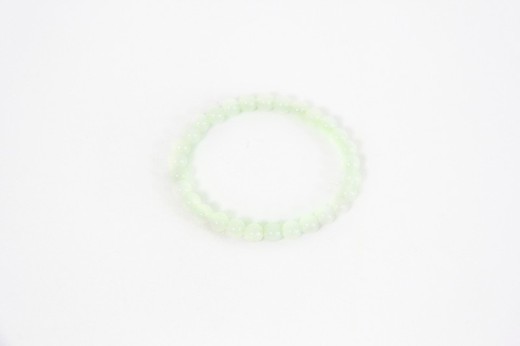 Grünes Jadeball-Armband