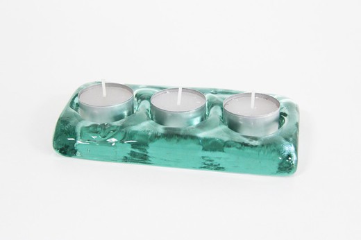 Soporte de Cristal para 3 Velas