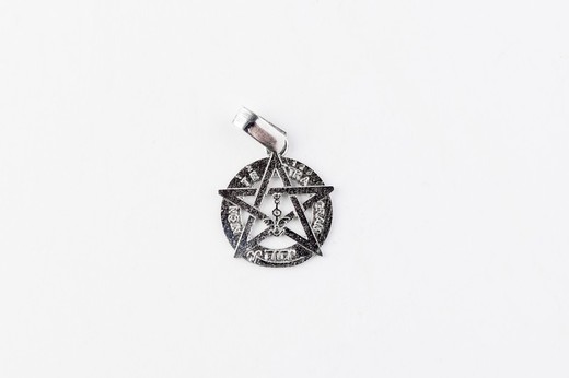 Talisman Silver Tetragramton Large