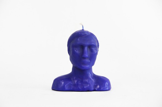 Small Man Head Candle