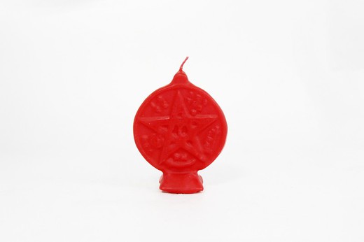 Red Tetragramton Candle