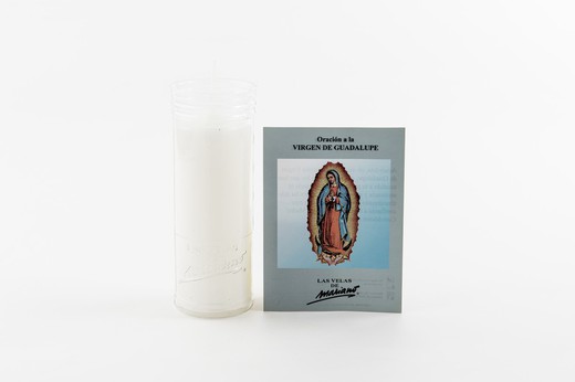 Velón Prayer Virgin of Guadalupe