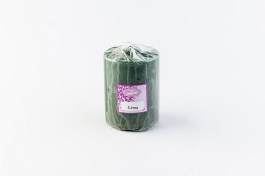 Small scented lime candle