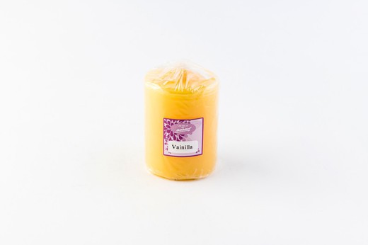 Small vanilla scented candle