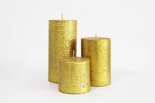 Rustic Candle Gold