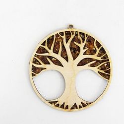 Decoració d'Ambre Arbre de la Vida