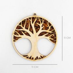 Decoració d'Ambre Arbre de la Vida