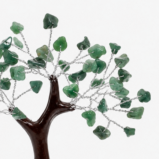 Árbol de Minerales · Aventurina Verde