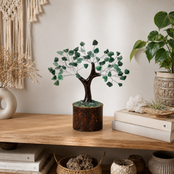 Árbol de Minerales · Aventurina Verde