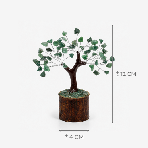 Árbol de Minerales · Aventurina Verde