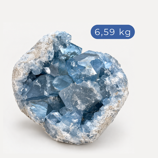 Celestine Geode from Madagascar · Divine Communication