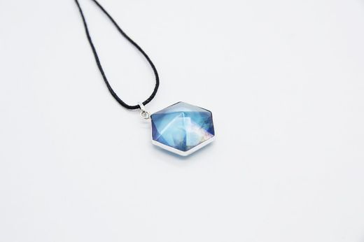 Colgante de Plata Cuarzo Aura