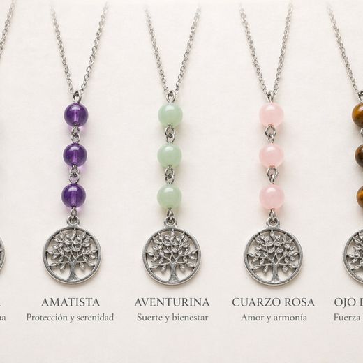 Collar Arbre de la Vida · Ull de Tigre