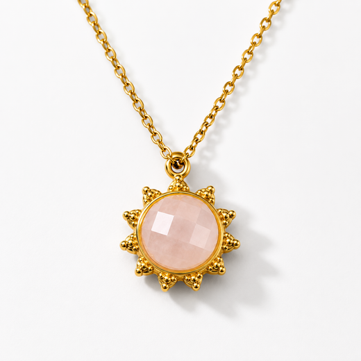 Collaret Aura Quars Rosa · Amor