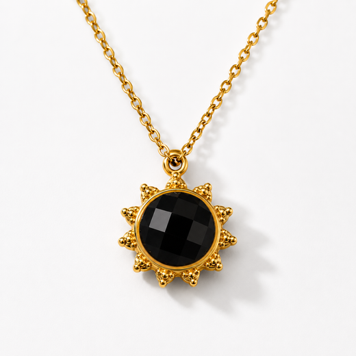 Collaret Aura Turmalina Negra · Protecció
