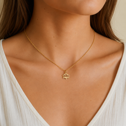 Collaret Flor de Lotus Daurat · Pau i Renaixement