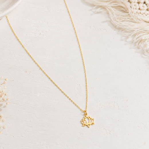 Collaret Flor de Lotus Daurat · Pau i Renaixement