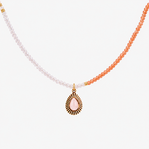 Collaret Iris Quars Rosa · Amor