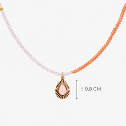 Collaret Iris Quars Rosa · Amor