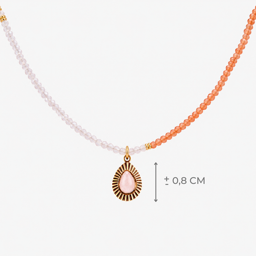 Collaret Iris Quars Rosa · Amor