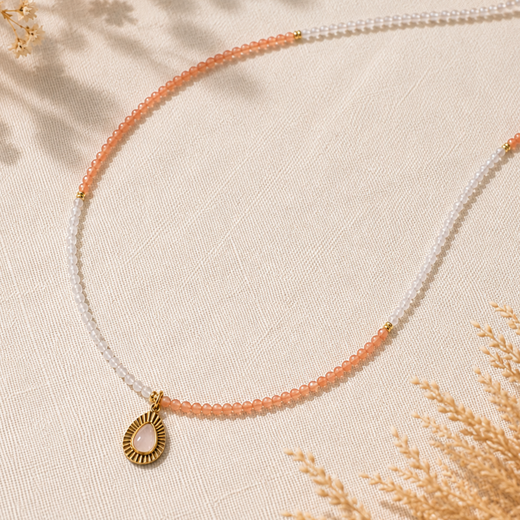 Collaret Iris Quars Rosa · Amor