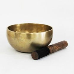 Cuenco Tibetano fabricado con 7 metales tamaño diámetro 14 cm