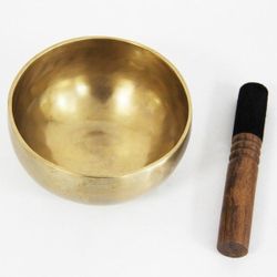 Cuenco Tibetano fabricado con 7 metales tamaño diámetro 14 cm