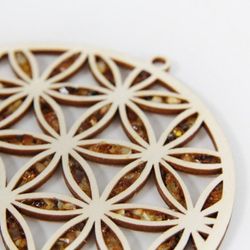 Decoració Ambre Flor de la Vida