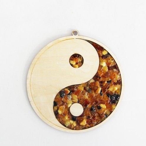 Decoració d'Ambar Yin Yang