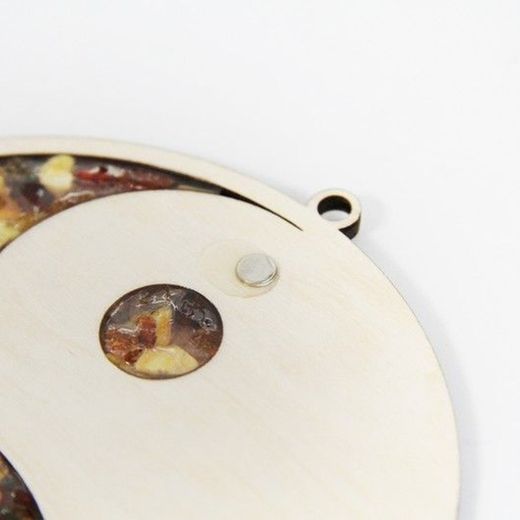 Decoració d'Ambar Yin Yang