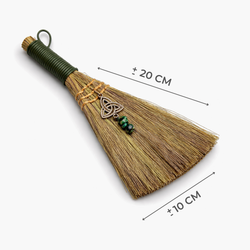 Escoba de Bruja con Triqueta y Aventurina Verde