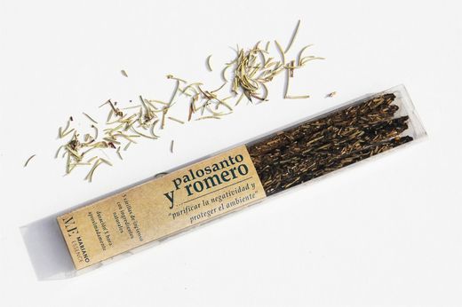Incienso Artesanal Grueso de Palosanto y Romero