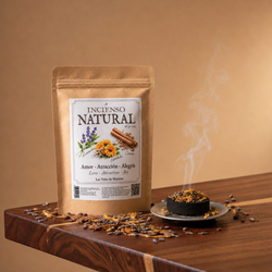 Encens Natural Amor – Kit Complet amb Carbó i Suport