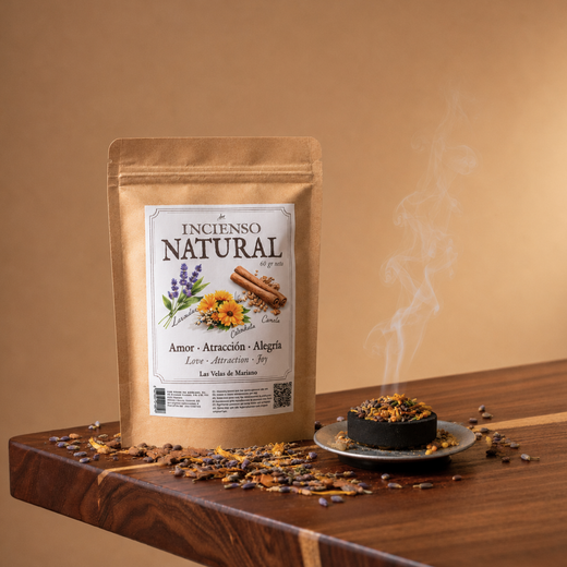 Encens Natural Amor – Kit Complet amb Carbó i Suport