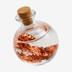 Matraz con Cobre